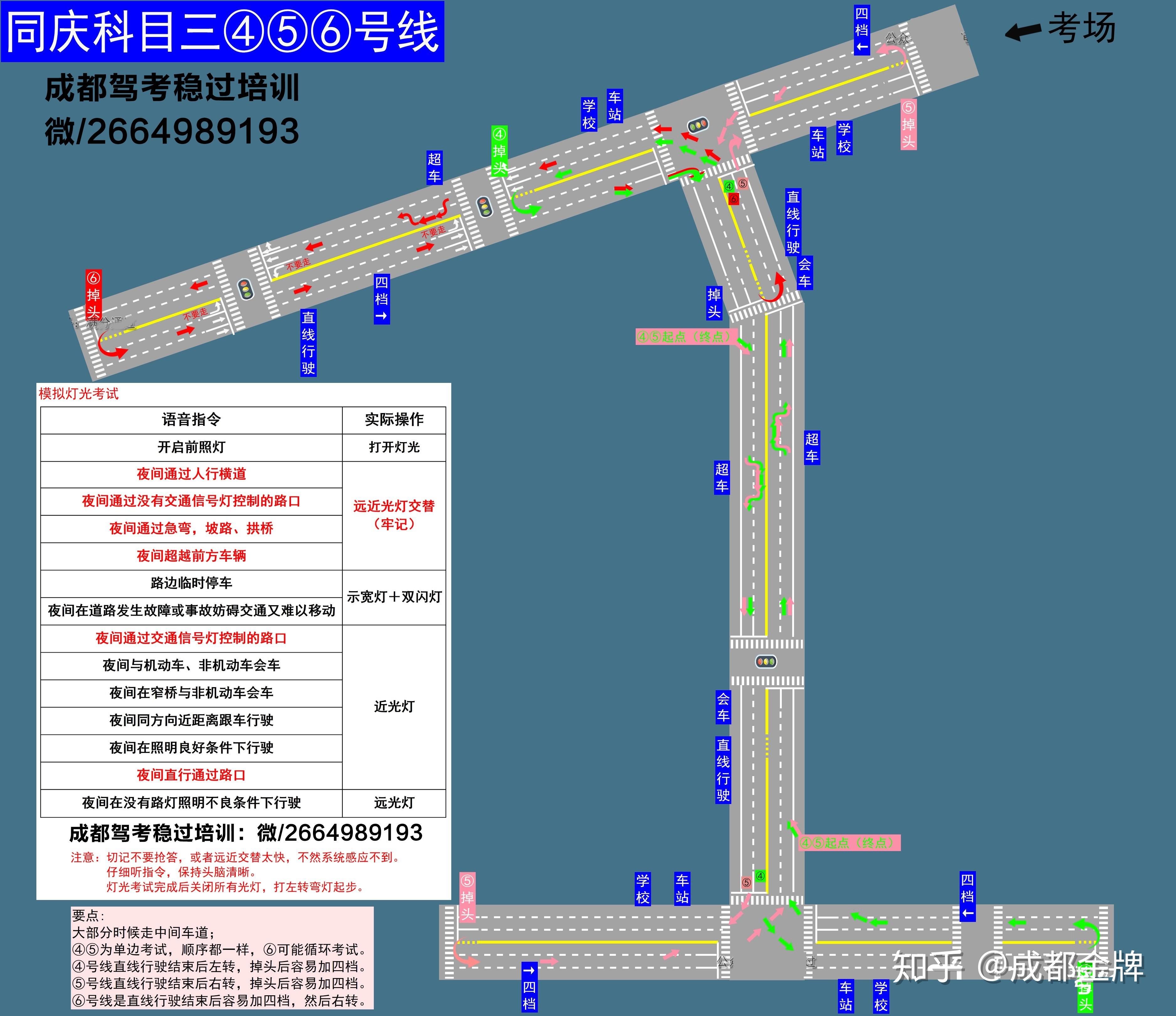 复盛考场新版路线图解析